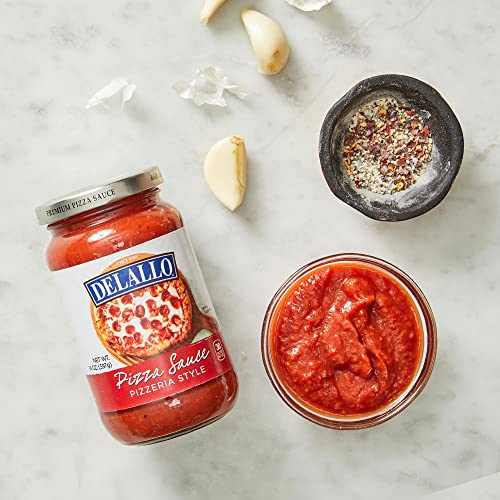 DeLallo Classic Pizzeria-Style Pizza Sauce, 14oz Jar