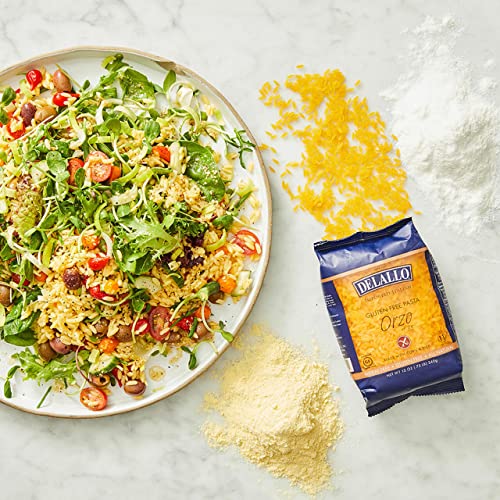 Delallo Gluten Free Corn &Amp; Rice Pasta Orzo No.65 -- 12 Oz - 2 Pc