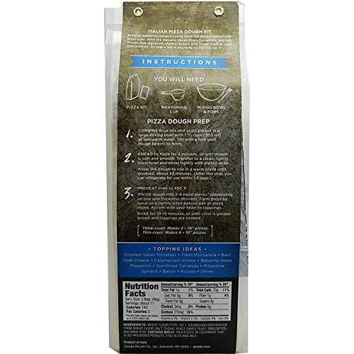 Delallo Italian Pizza Dough Kit Pack Of 2