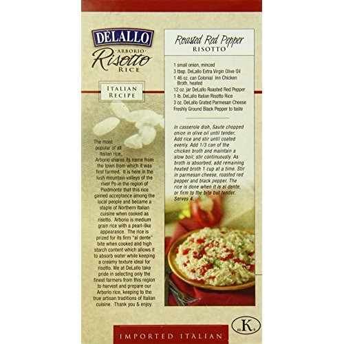 Delallo Risotto Aborio Rice, 17.6-Ounce Units Pack Of 12