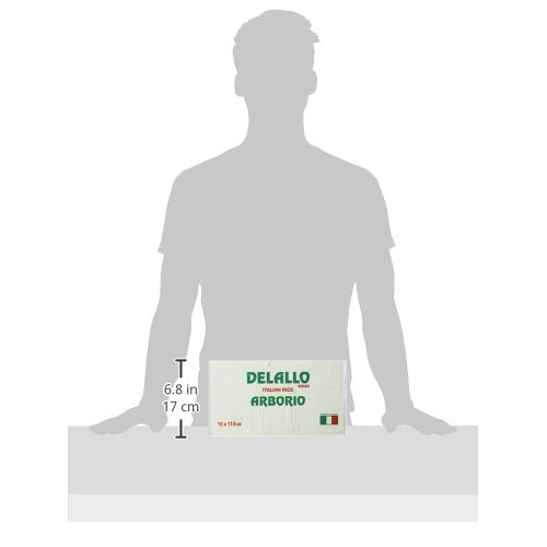 Delallo Risotto Aborio Rice, 17.6-Ounce Units Pack Of 12