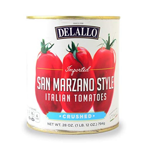 Delallo San Marzano Style Crushed Tomatoes 28 Oz.Pack Of 3