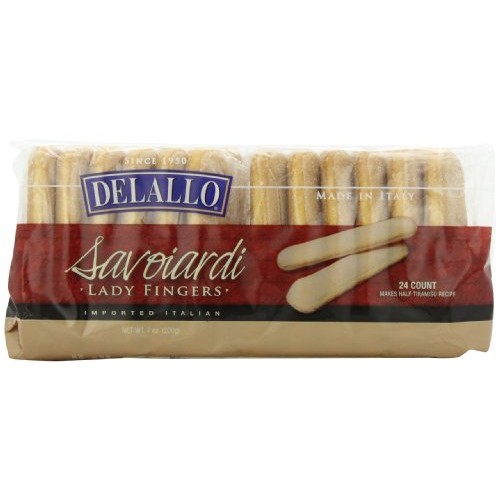 Delallo Savoiardi Lady Fingers, 7-Ounce Packages Pack Of 6