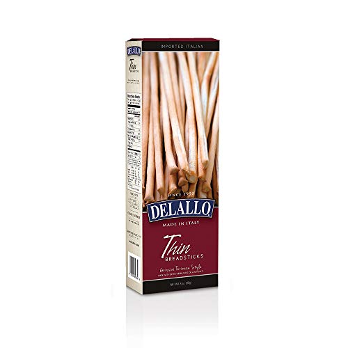 Delallo Thin Torinese Breadsticks, 3.5-Ounce Packages Pack Of 12