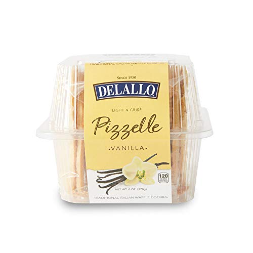 Delallo Vanilla Pizzelle 6 Oz. 3 Pack