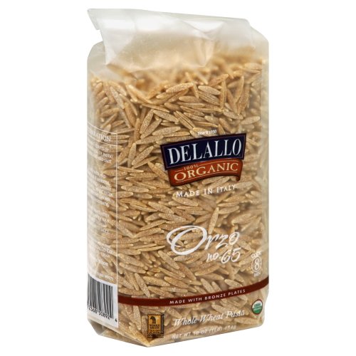 Delallo Whole Wheat Orzo 16.0 Oz Pack Of 2
