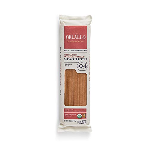 Delallo Whole Wheat Spaghetti #4, 16-Ounce Pack Of 16