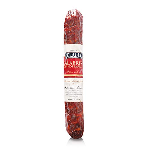 Hot Calabrese Dry Cured Sausage 7 Oz.Pack Of 3