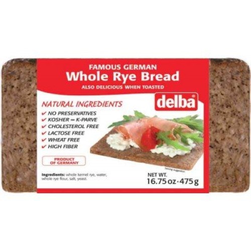 Delba Backbetrieb Whole Rye Bread – 475 g
