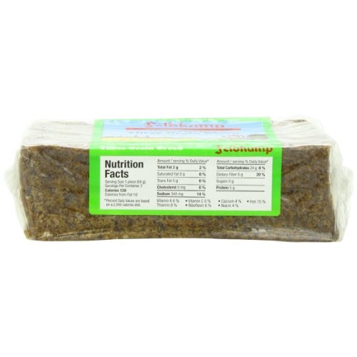 Delba Famous German Three Grain Bread, 16.75 Ounce Pack Of 12