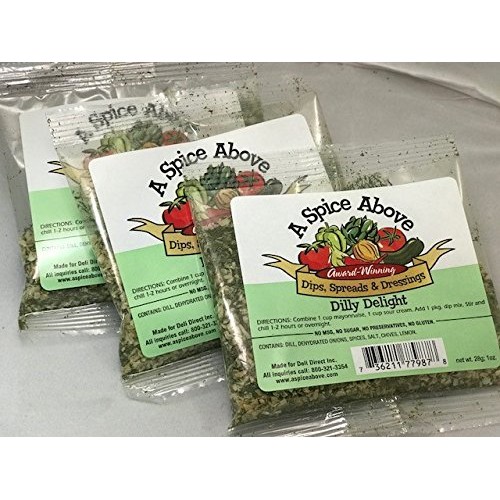 A Spice Above Dilly Delight Dip/Seasoning 3 Pack