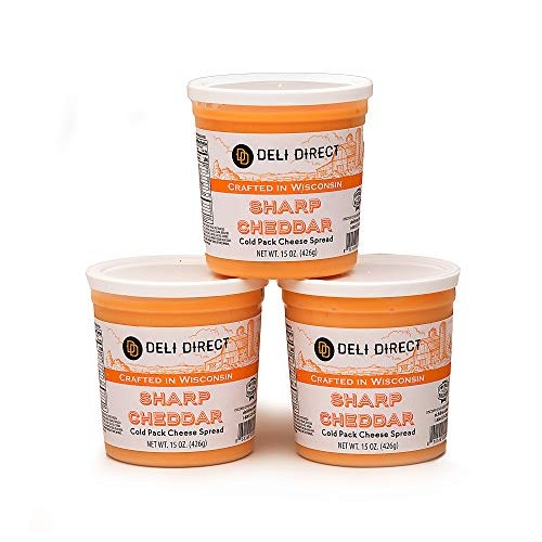 Wisconsin Cheese Spread - Creamy Sharp Cheddar 3 Pack Of 15Oz.E