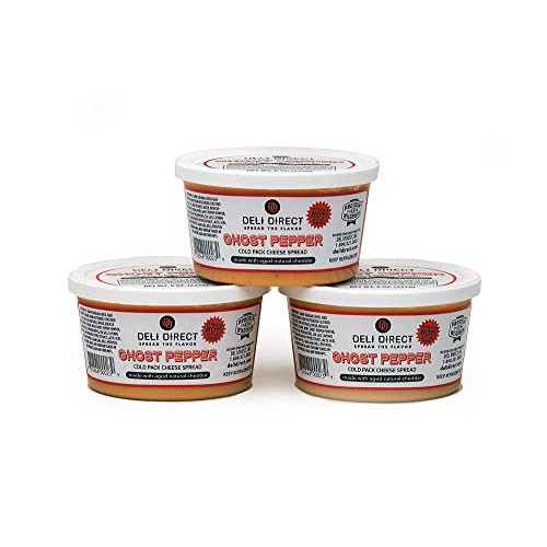Ghost Pepper Blazzing Hot Cheese Spread 3-8Oz Tubs