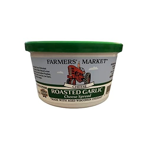 Deli Direct Cheese Spread Roasted Garlic for Crackers, Cheese Di...