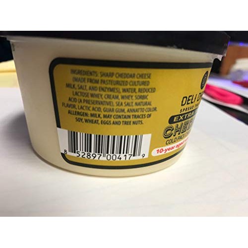 Deli Direct Extra Sharp Cheddar 8Oz 10Yr Aged Natural Spread 3