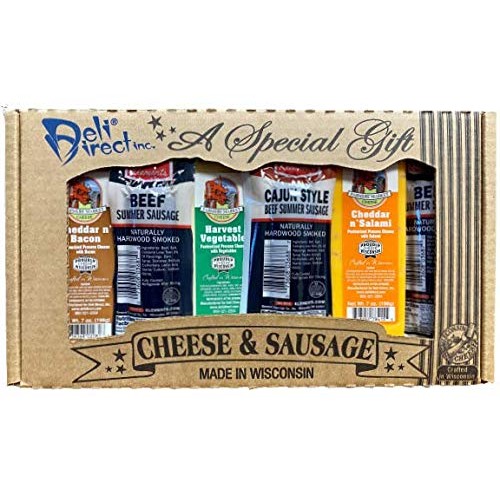 Deli Direct`S Heart Of Wisconsin Cheese &Amp; Sausage Variety Pack,