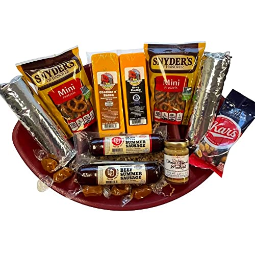 Deli Direct Tailgating Gift Box, Meat and Cheese Gift Baskets, S...