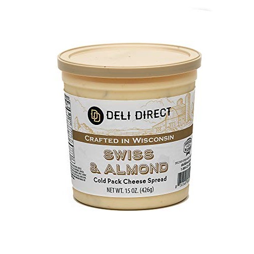 Deli Direct Wisconsin Cheese Spreads - 15Oz Swiss &Amp; Almond