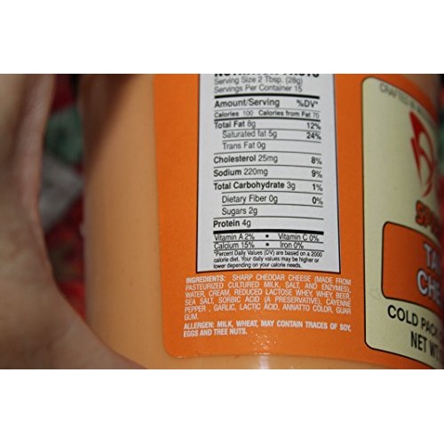 Wisconsin Cheese Spread - Tavern Cheddar 3 Pack Of 15Oz. Each C