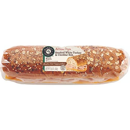 Deli Express Artisan Smoked Turkey And Cheddar Sub, 8.2 Oz., 8