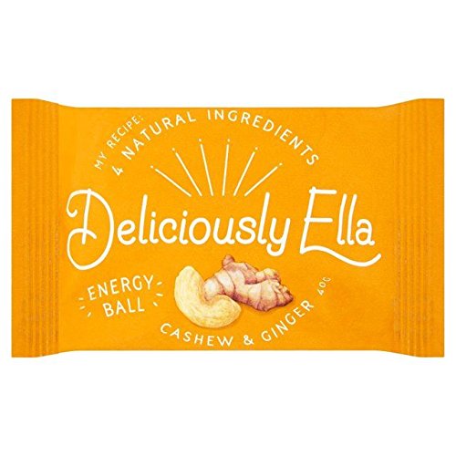 Deliciously Ella Cashew &Amp; Ginger Energy Ball - 40G 0.09Lbs