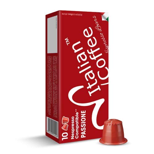100 Italian Coffee Pods Compatible With Nespresso Machines, Ital