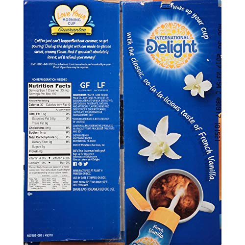 International Delight French Vanilla, 192 Count Single-Serve Cof