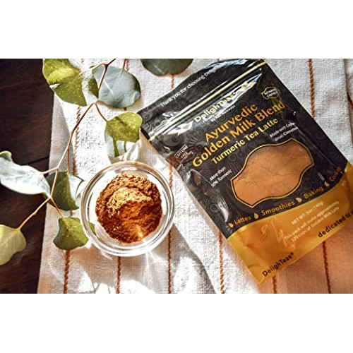 Ayurvedic Organic Golden Milk Blend; No Added Sugar Or Sweetener