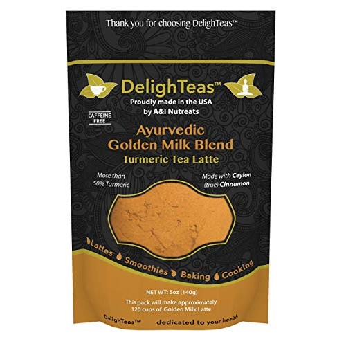 Ayurvedic Organic Golden Milk Blend; No Added Sugar Or Sweetener