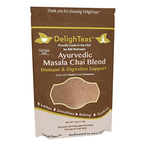 Ayurvedic Organic Masala Chai Powder; No Added Sugar Or Sweetene