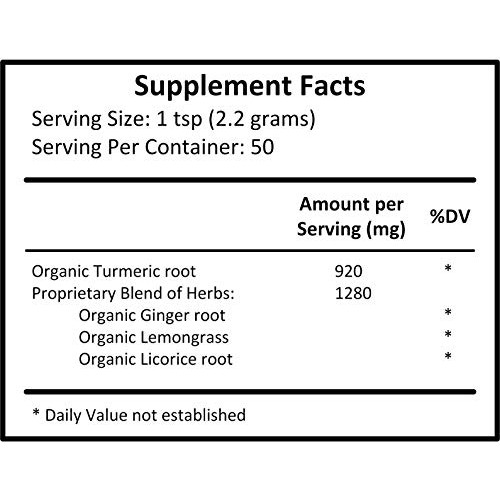 Ayurvedic Anti-Inflammatory Tea - Organic Loose Leaf Turmeric Te