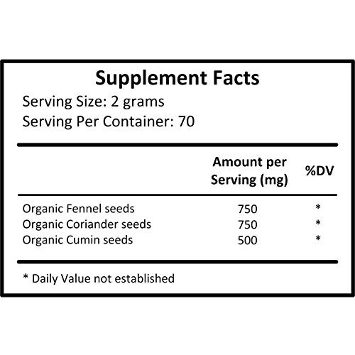 Ayurvedic Detox Cumin, Coriander And Fennel Tea - Organic Detox