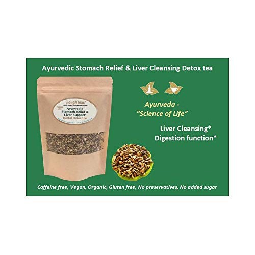 Ayurvedic Detox Tea - Stomach Relief &Amp; Liver Cleansing - Organic