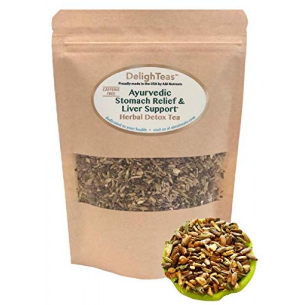 Ayurvedic Detox tea - Stomach Relief & Liver Cleansing - Organic...