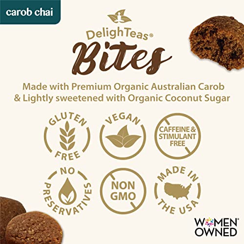 DelighTeas Carob Chai Cookies | Gluten Free, Vegan Healthy Snack...