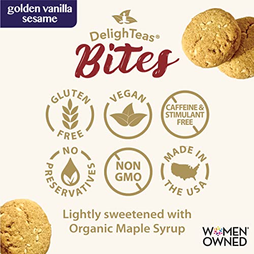 DelighTeas Golden Vanilla Sesame Cookies | Gluten Free, Vegan He...