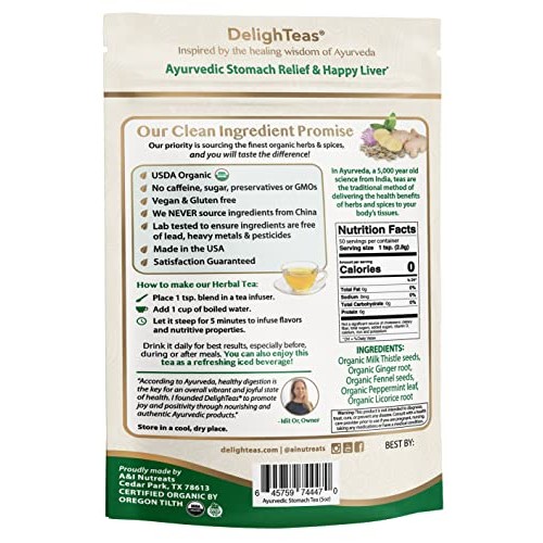 DelighTeas Liver Detox Tea | Stomach Relief & Liver Cleansing | ...