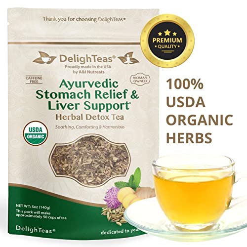 DelighTeas Liver Detox Tea | Stomach Relief & Liver Cleansing | ...