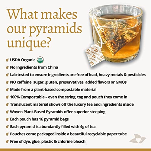 DelighTeas Organic Digest & Detox CCF Tea | Eco-friendly, Compos...