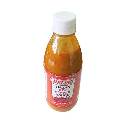 Delish Bajan Hot Pepper Sauce - 355Ml
