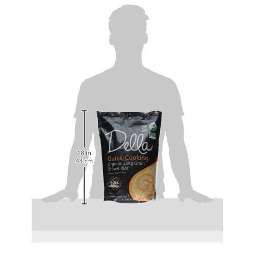 Della Organic Long Grain Brown Rice, 12 Pound