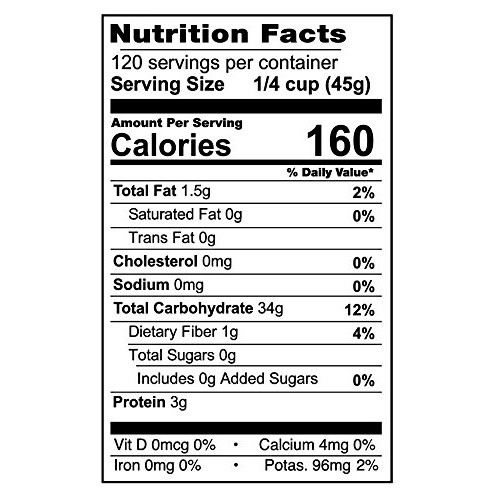 Della Organic Long Grain Brown Rice, 12 Pound