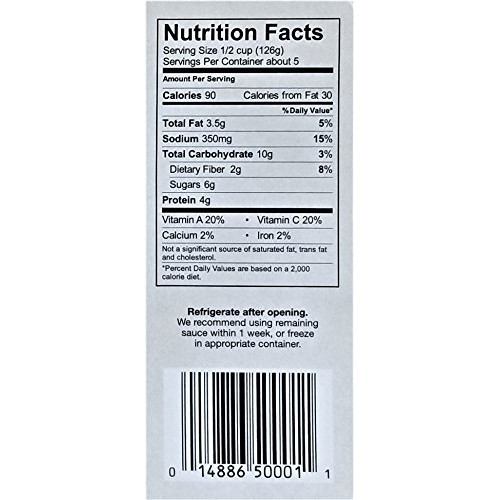 Dellamore Premium Marinara Sauce - Original Recipe 25Oz / 6 Pk