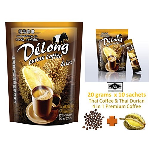 Delong Delong 4 In 1 Premium Durian Coffee - Real Durian And