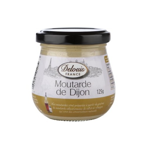 Delouis Dijon Mustard Moutarde De Dijon From France 4.4 Oz 125G