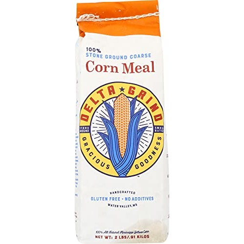 DELTA GRIND Stone, Ground Yellow Corn Meal, 32 Oz