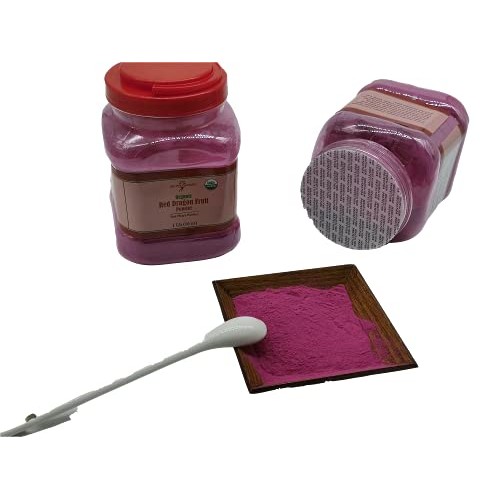 Delvix Garden Organic Dragon Fruit powder: Freeze-Dried Dragon F...