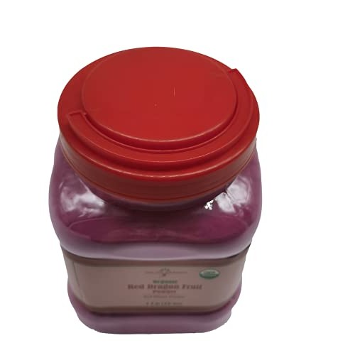 Delvix Garden Organic Dragon Fruit powder: Freeze-Dried Dragon F...