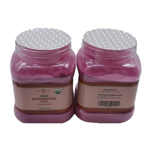 Delvix Garden Organic Dragon Fruit powder: Freeze-Dried Dragon F...
