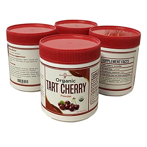 Organic Tart Cherry Powder, 10 Oz. Organic Freeze Dried Tart Che...